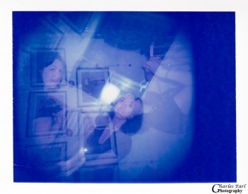 Multiple exposure of Christine and Sandra