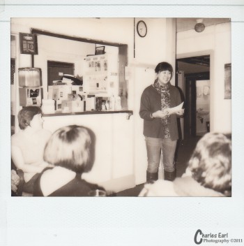 Chuqiao Yang reads at the launch of Ottawater 7